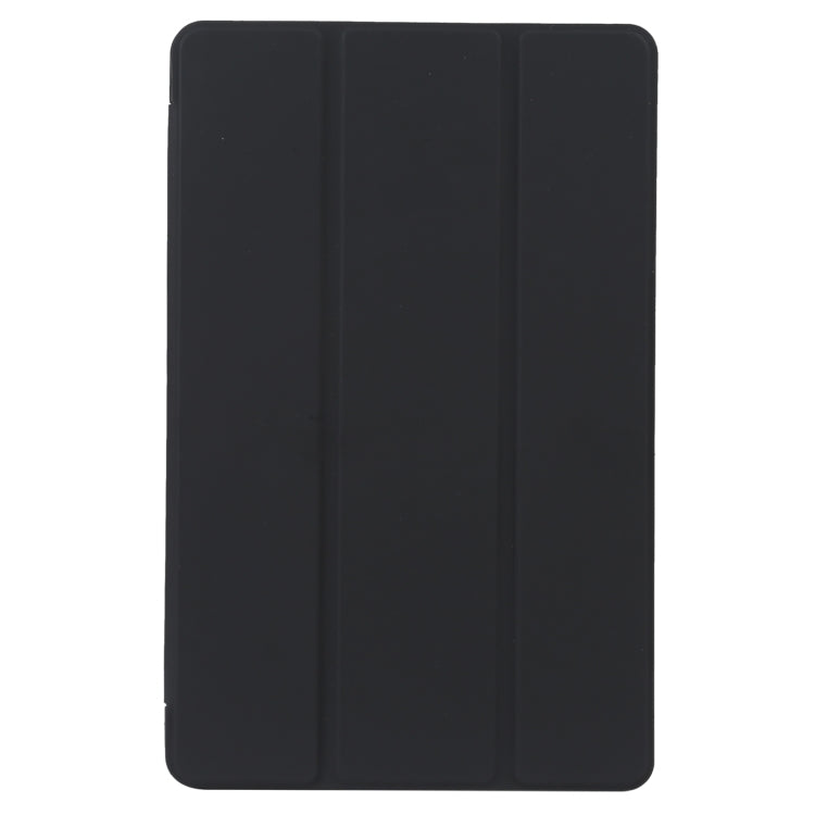 For Xiaomi Redmi Pad SE 2023 Three-fold Holder Flip Tablet Leather Case(Black) - More Tablet Cases by PMC Jewellery | Online Shopping South Africa | PMC Jewellery | Buy Now Pay Later Mobicred