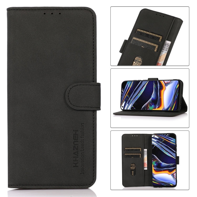 For Xiaomi Redmi Note 13 Pro 4G / POCO M6 Pro KHAZNEH Matte Texture Leather Phone Case(Black)
