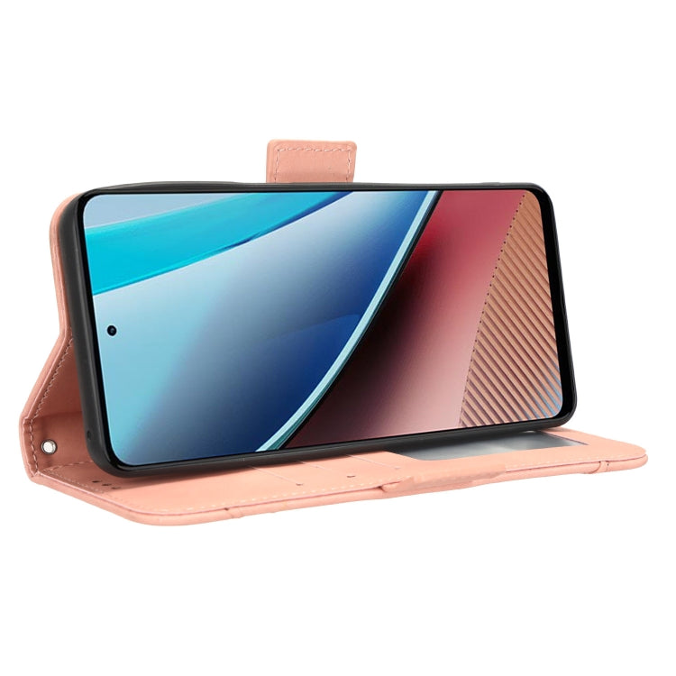 For Motorola Moto G Stylus 5G 2023 Skin Feel Calf Texture Card Slots Leather Phone Case(Pink) - Motorola Cases by PMC TechLife | Online Shopping South Africa | PMC TechLife | Buy Now Pay Later Mobicred