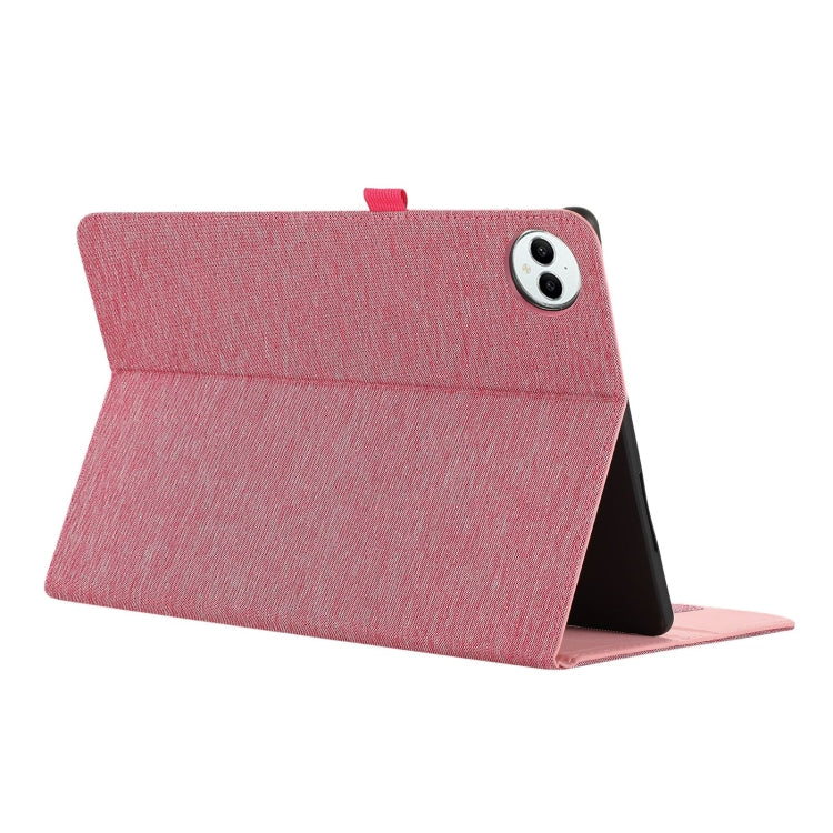 For Huawei MatePad Pro 13.2 Fabric Leather Tablet Case(Rose Red) - Huawei by PMC TechLife | Online Shopping South Africa | PMC TechLife | Buy Now Pay Later Mobicred