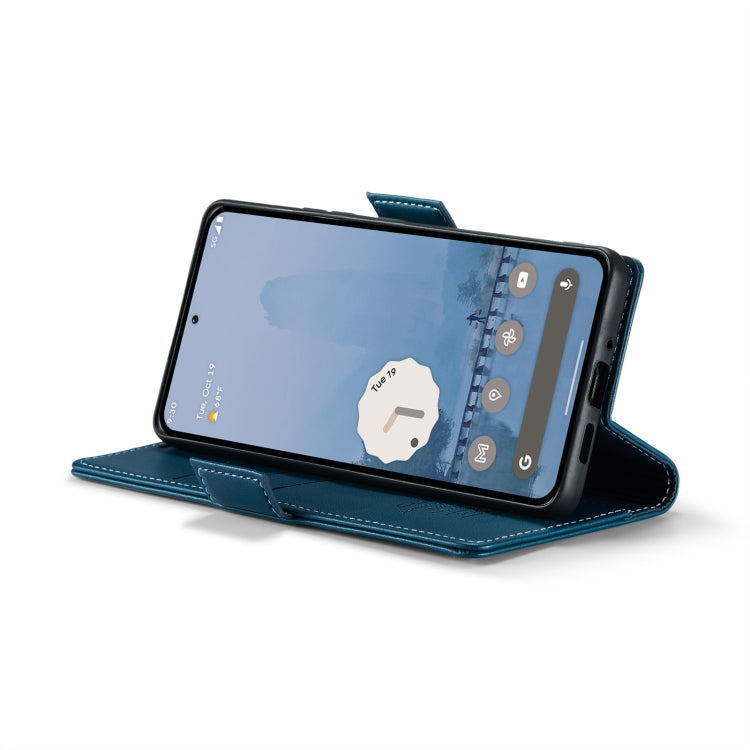 For Google Pixel 9 Pro XL CaseMe 023 Butterfly Buckle Litchi Texture RFID Anti-theft Leather Phone Case(Blue)
