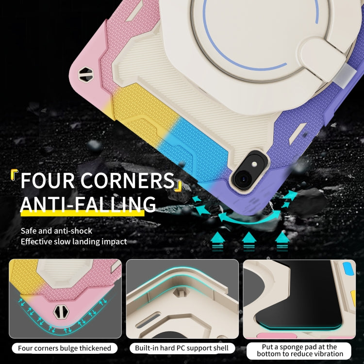 For Huawei MatePad 11 2023 Armor Contrast Color Silicone + PC Tablet Case(Colorful Pink) - Huawei by PMC TechLife | Online Shopping South Africa | PMC TechLife | Buy Now Pay Later Mobicred