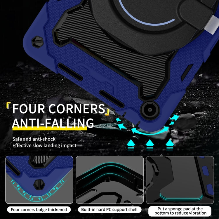 For Huawei MatePad SE 10.4 2023 Armor Contrast Color Silicone + PC Tablet Case(Navy Blue) - Huawei by PMC TechLife | Online Shopping South Africa | PMC TechLife | Buy Now Pay Later Mobicred