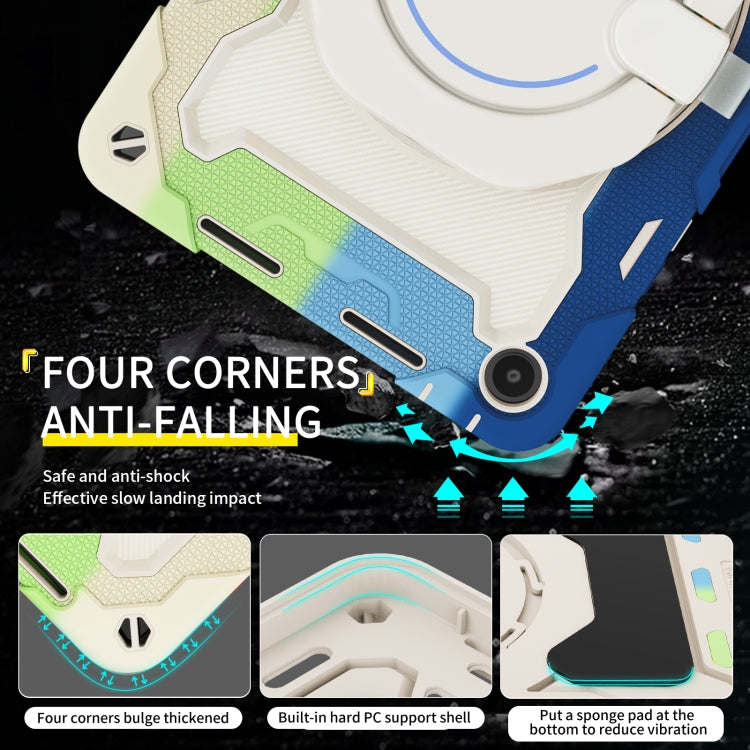 For Huawei MatePad SE 10.4 2023 Armor Contrast Color Silicone + PC Tablet Case(Colorful Blue) - Huawei by PMC TechLife | Online Shopping South Africa | PMC TechLife | Buy Now Pay Later Mobicred