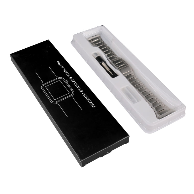 Double Rows Metal Watch Band For Apple Watch Ultra 2 49mm(Titanium) - Watch Bands by PMC TechLife | Online Shopping South Africa | PMC TechLife