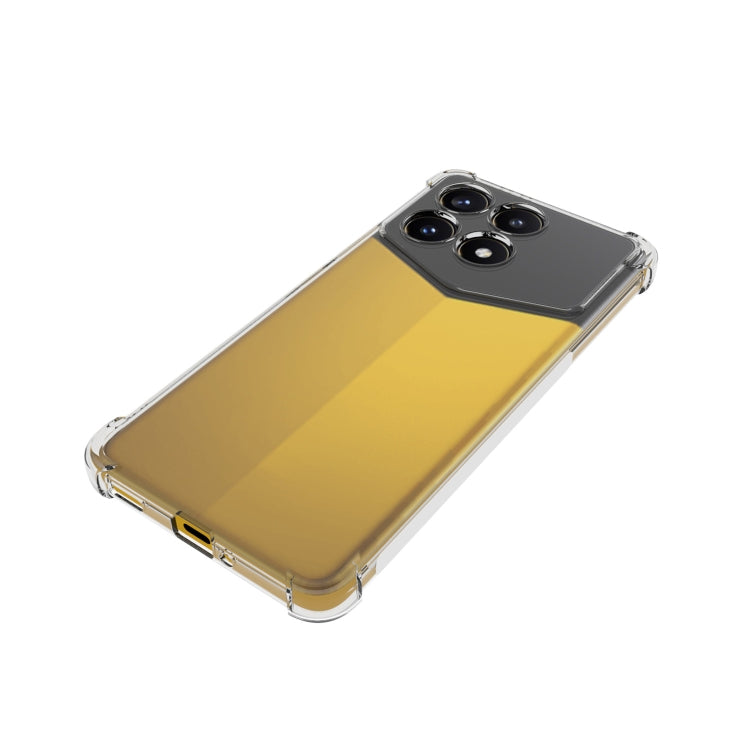 For Xiaomi Redmi K70 Pro Champion Shockproof Non-slip Thickening TPU Phone Case(Transparent)