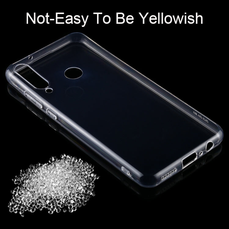 For Huawei Y6p 0.75mm Ultra-thin Transparent TPU Soft Protective Case