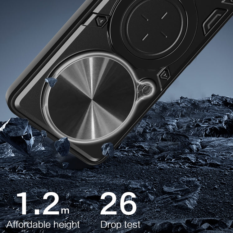 For Xiaomi Redmi A3 CD Texture Sliding Camshield Magnetic Holder Phone Case(Blue) - Xiaomi Cases by PMC TechLife | Online Shopping South Africa | PMC TechLife | Buy Now Pay Later Mobicred