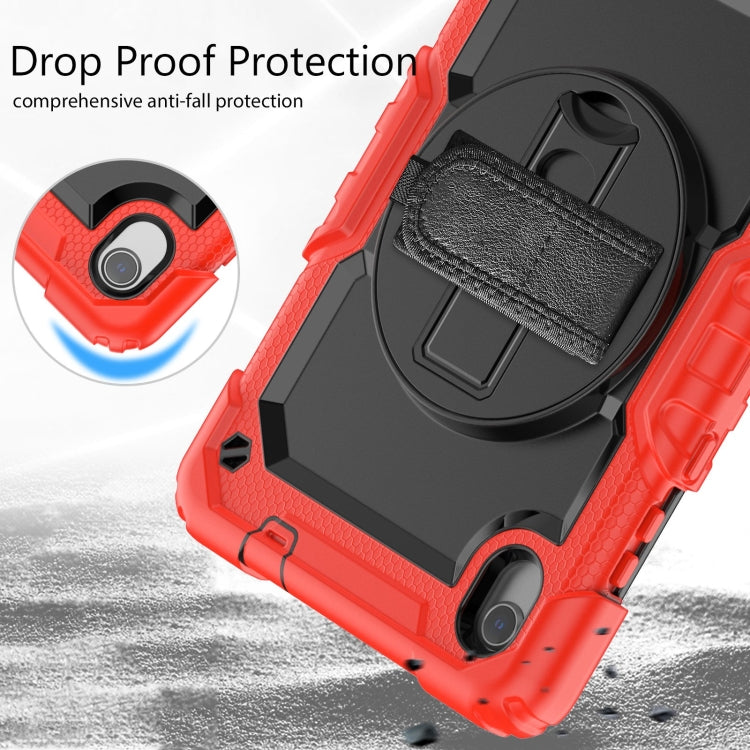 For Lenovo Tab M8 HD 2020/2019 Silicone Hybrid PC Tablet Case with Shoulder Strap(Red) - Lenovo by PMC TechLife | Online Shopping South Africa | PMC TechLife | Buy Now Pay Later Mobicred