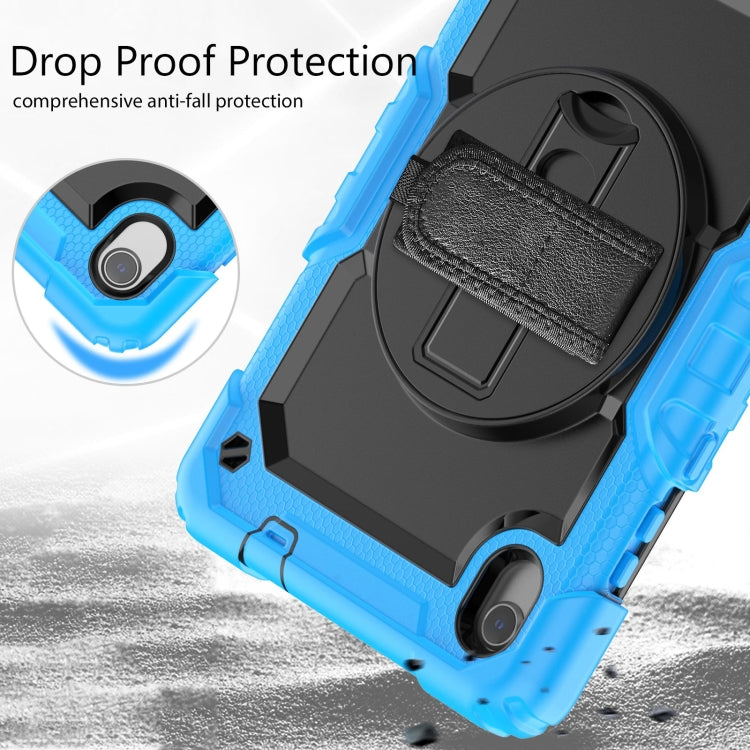 For Lenovo Tab M8 HD 2020/2019 Silicone Hybrid PC Tablet Case with Shoulder Strap(Light Blue) - Lenovo by PMC TechLife | Online Shopping South Africa | PMC TechLife | Buy Now Pay Later Mobicred