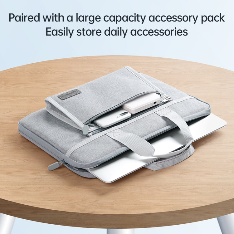 14 inch Oxford Fabric Portable Laptop Handbag(Black)
