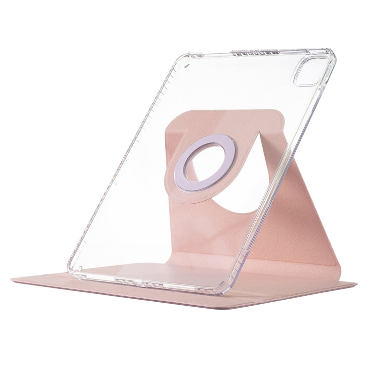 For iPad Air 13 2024 Magnetic Split Leather Smart Tablet Case(Pink)