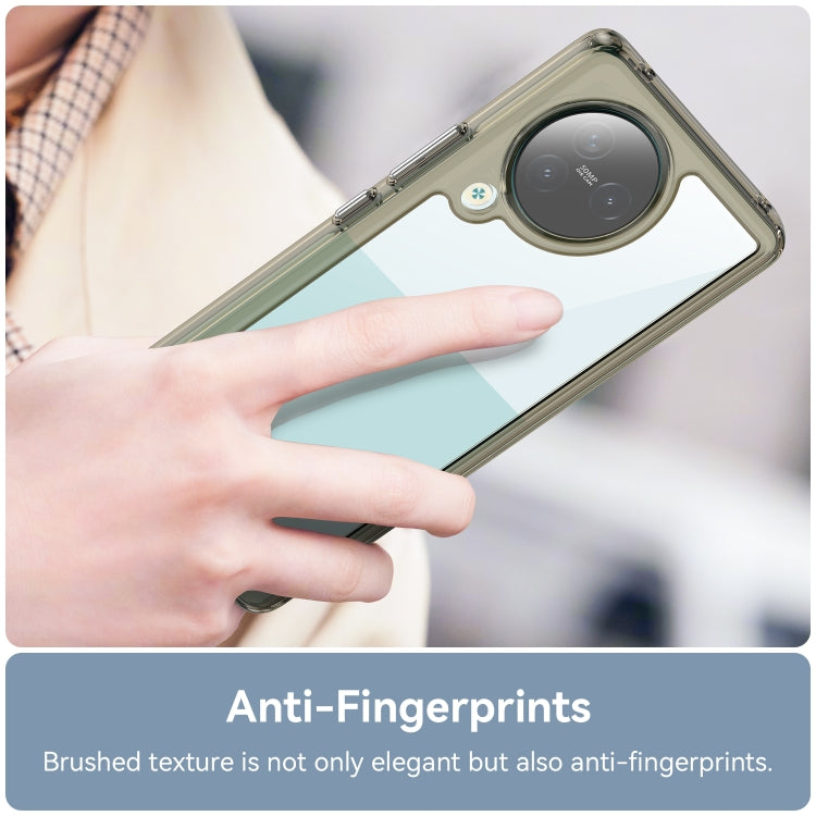 For Xiaomi Civi 3 Colorful Series Acrylic Hybrid TPU Phone Case(Transparent Grey)