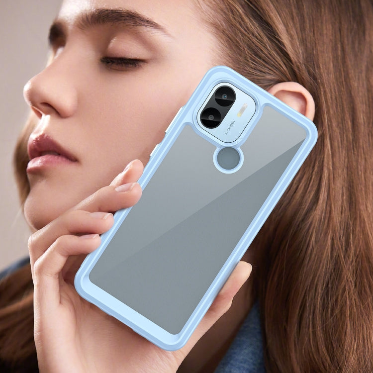 For Xiaomi Poco C50 Colorful Series Acrylic Hybrid TPU Phone Case(Blue) - Xiaomi Cases by PMC TechLife | Online Shopping South Africa | PMC TechLife | Buy Now Pay Later Mobicred