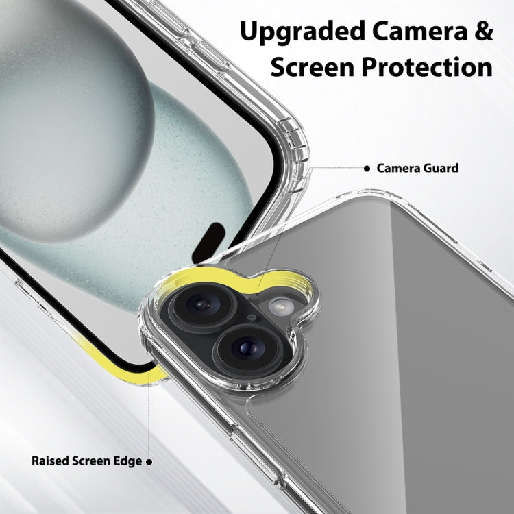 For iPhone 16 Plus Scratchproof Acrylic TPU Phone Case(Transparent) - iPhone 16 Plus Cases by PMC TechLife | Online Shopping South Africa | PMC TechLife | Buy Now Pay Later Mobicred