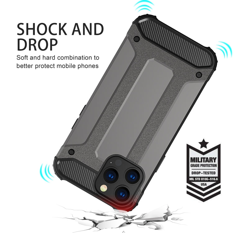 For iPhone 16 Pro Max Magic Armor TPU Phone Case(Navy Blue)
