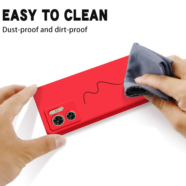 For Motorola Edge 2023 Solid Color Liquid Silicone Dropproof Full Coverage Phone Case(Red) - free shipping - PMC TechLife - Order now!