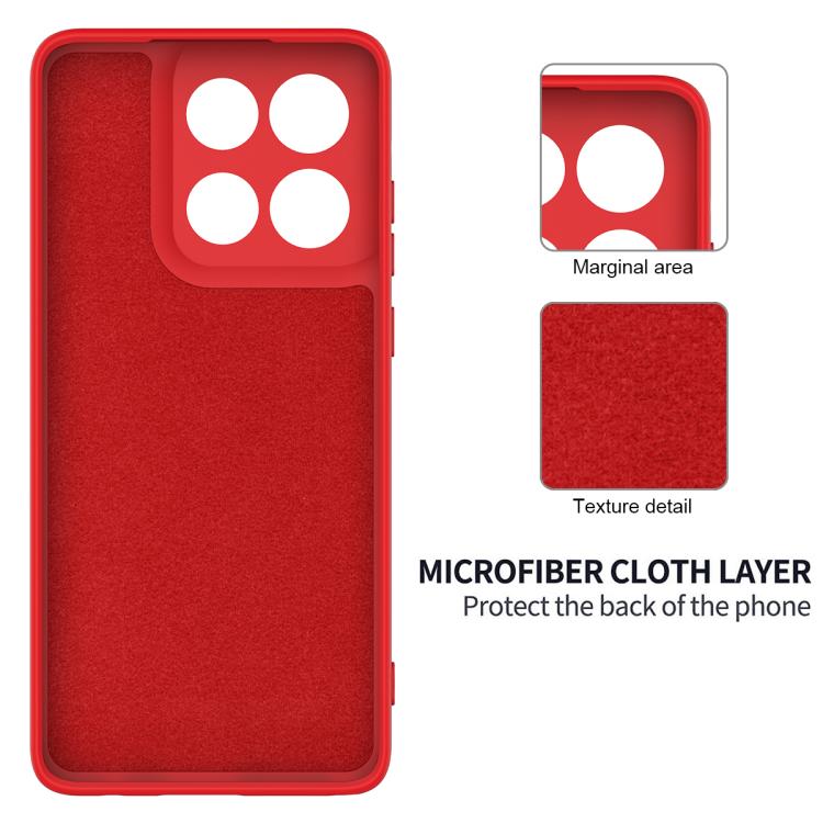 For Motorola Moto G Stylus 5G 2025 Solid Color Liquid Silicone Dropproof Full Coverage Phone Case(Red)