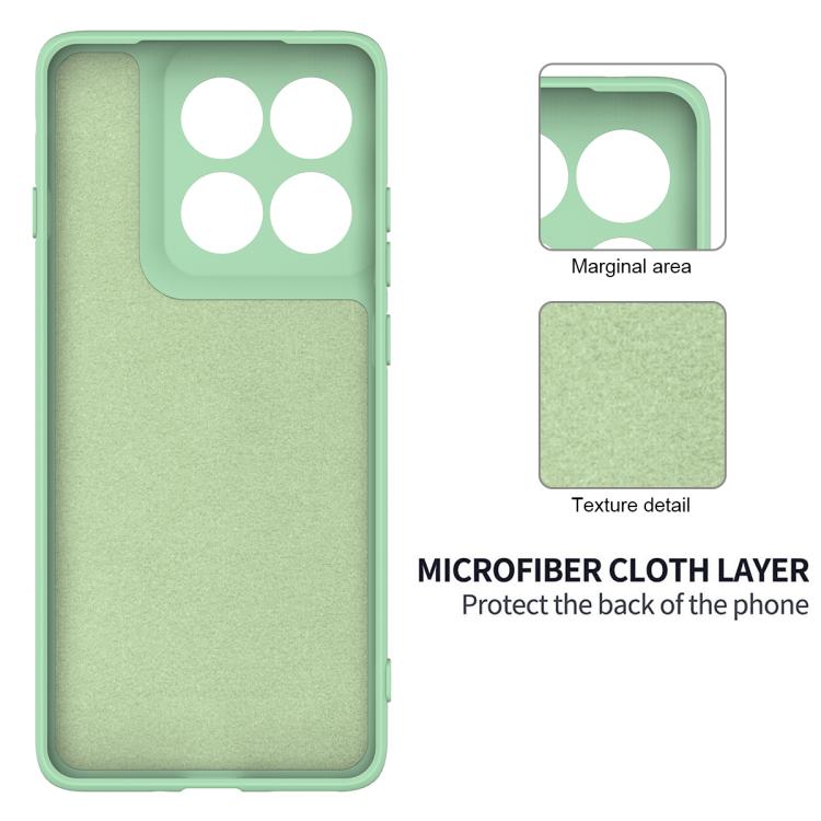 For Motorola Edge 5G 2025 Solid Color Liquid Silicone Dropproof Full Coverage Phone Case(Green)