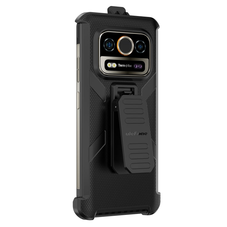 For Ulefone Armor 25T / 25T Pro Ulefone Back Clip Phone Case with Carabiner(Black)
