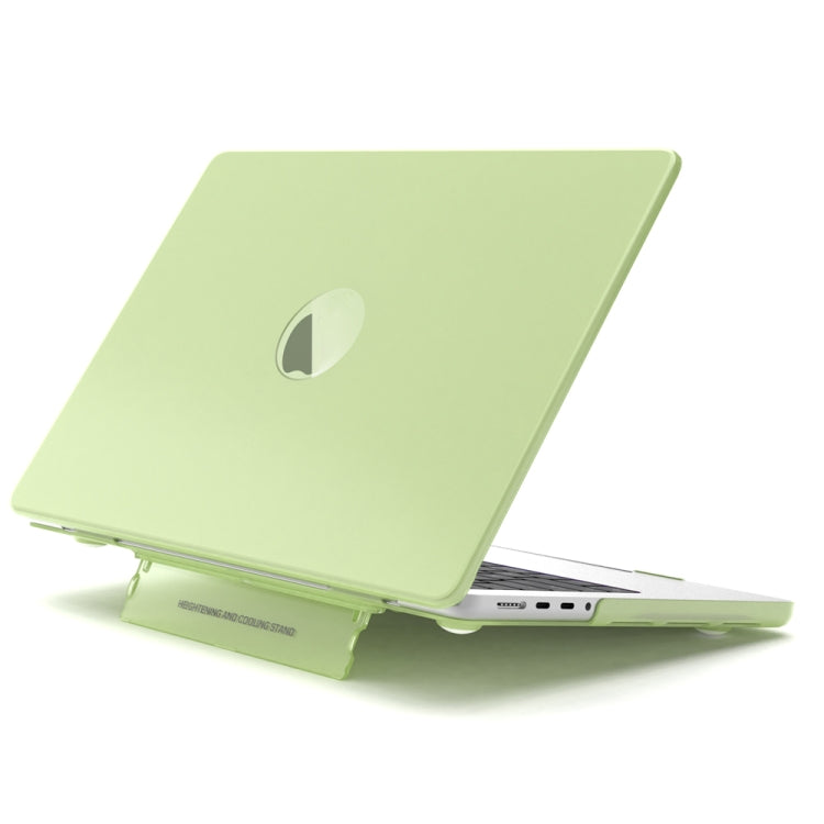 For Macbook Pro 13 A2289/A2251/A2338 Frosted Translucent Laptop Protective Case(Morandi Green)