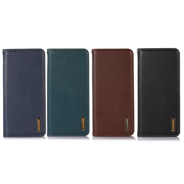 For iPhone 17 KHAZNEH Nappa Top Layer Cowhide Leather Phone Case(Black) - free shipping - PMc TechLife - Order now!