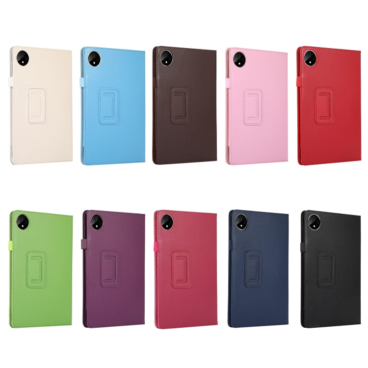 For Huawei MatePad Pro 11 2024 Litchi Texture Leather Tablet Case with Holder(Black) - Huawei by PMC Jewellery | Online Shopping South Africa | PMC Jewellery | Buy Now Pay Later Mobicred