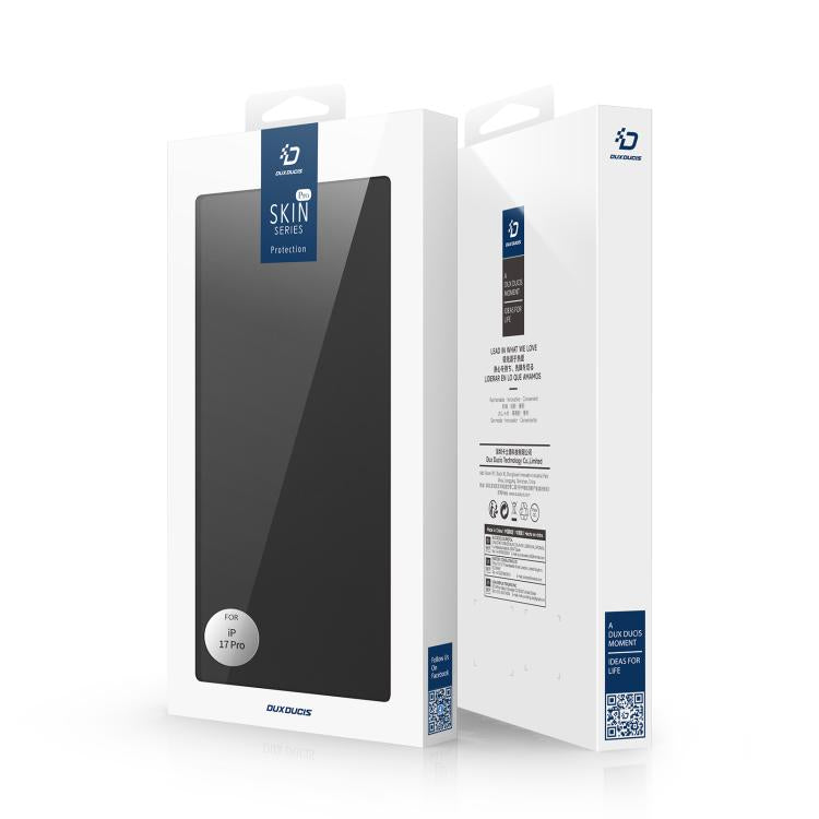 For iPhone 17 Pro DUX DUCIS Skin Pro Series Flip Leather Phone Case(Black) - free shipping - PMC TechLife - Order now!