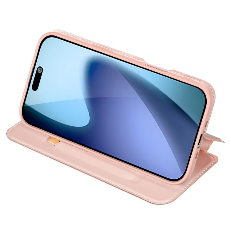 For iPhone 17 Air DUX DUCIS Skin Pro Series Flip Leather Phone Case(Rose Gold) - iPhone 17 Air Cases by DUX DUCIS | Online Shopping South Africa | PMC Jewellery | Buy Now Pay Later Mobicred