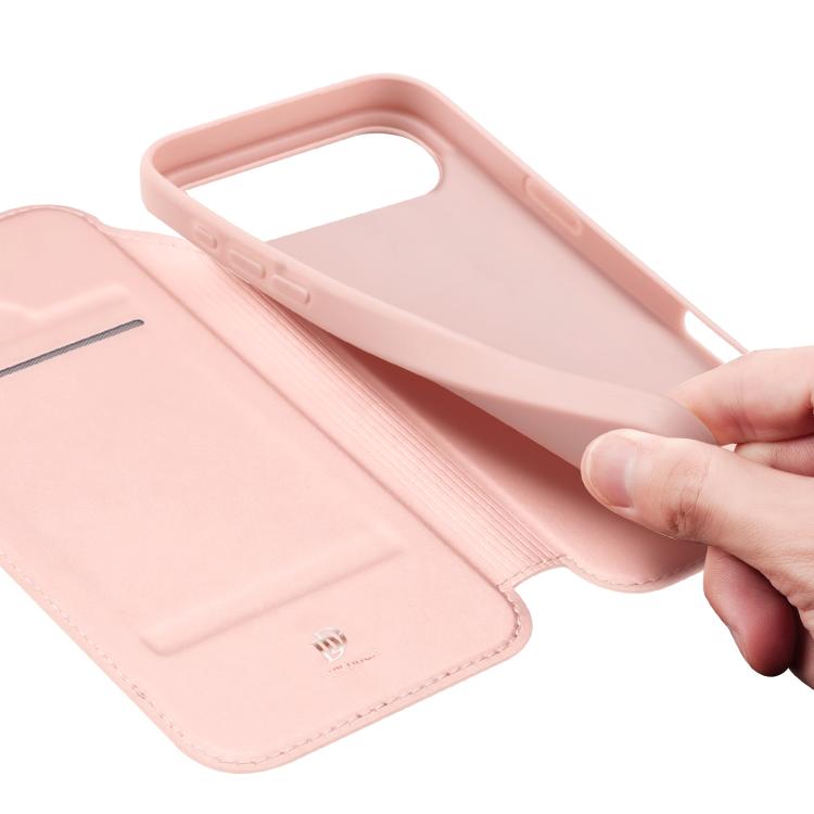 For iPhone 17 Air DUX DUCIS Skin Pro Series Flip Leather Phone Case(Rose Gold) - iPhone 17 Air Cases by DUX DUCIS | Online Shopping South Africa | PMC Jewellery | Buy Now Pay Later Mobicred
