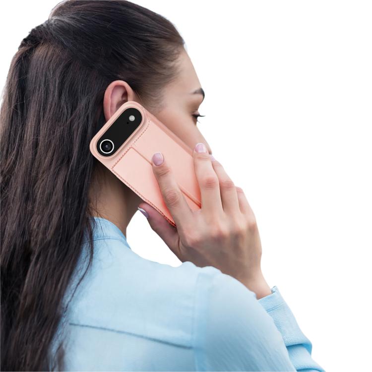 For iPhone 17 Air DUX DUCIS Skin Pro Series Flip Leather Phone Case(Rose Gold) - iPhone 17 Air Cases by DUX DUCIS | Online Shopping South Africa | PMC Jewellery | Buy Now Pay Later Mobicred
