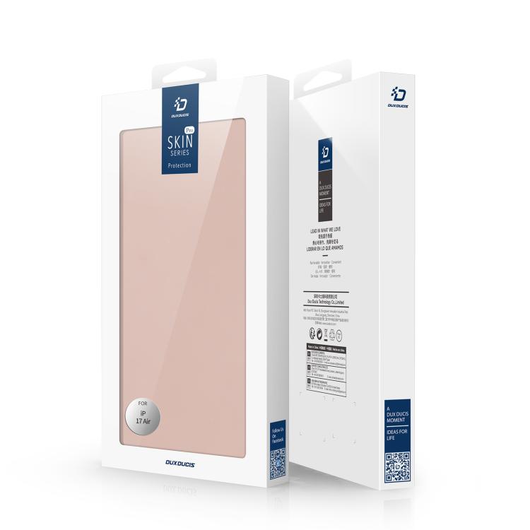 For iPhone 17 Air DUX DUCIS Skin Pro Series Flip Leather Phone Case(Rose Gold) - iPhone 17 Air Cases by DUX DUCIS | Online Shopping South Africa | PMC Jewellery | Buy Now Pay Later Mobicred