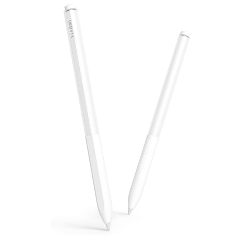 For Xiaomi Stylus Pen 2 Jelly Style Translucent Silicone Protective Pen Case(White)