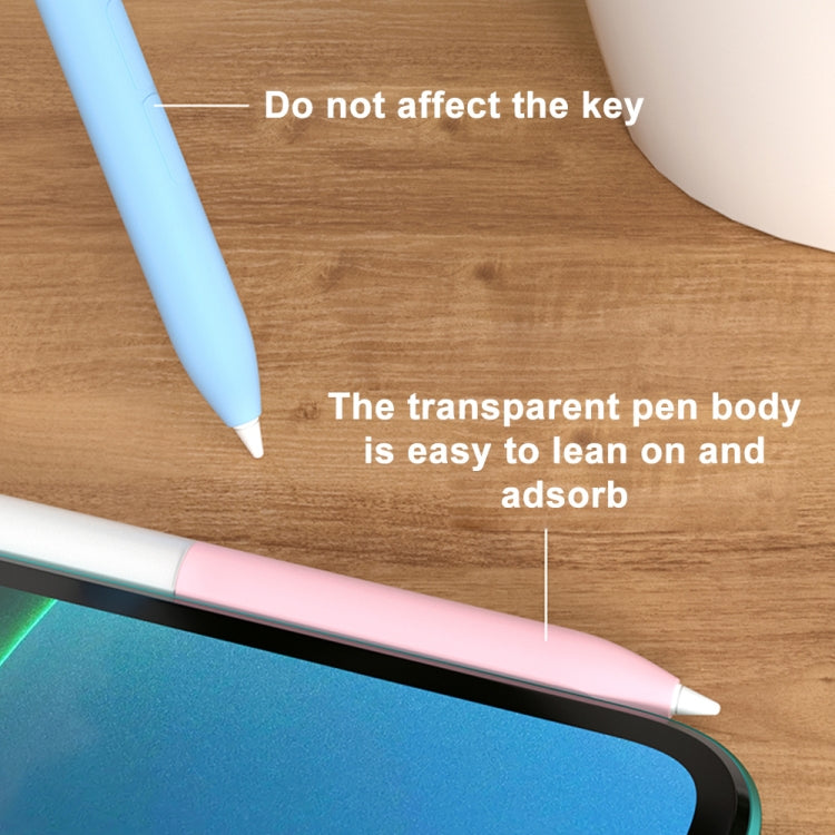 For Xiaomi Stylus Pen 2 Jelly Style Translucent Silicone Protective Pen Case(Black) - Pencil Accessories by PMC TechLife | Online Shopping South Africa | PMC TechLife