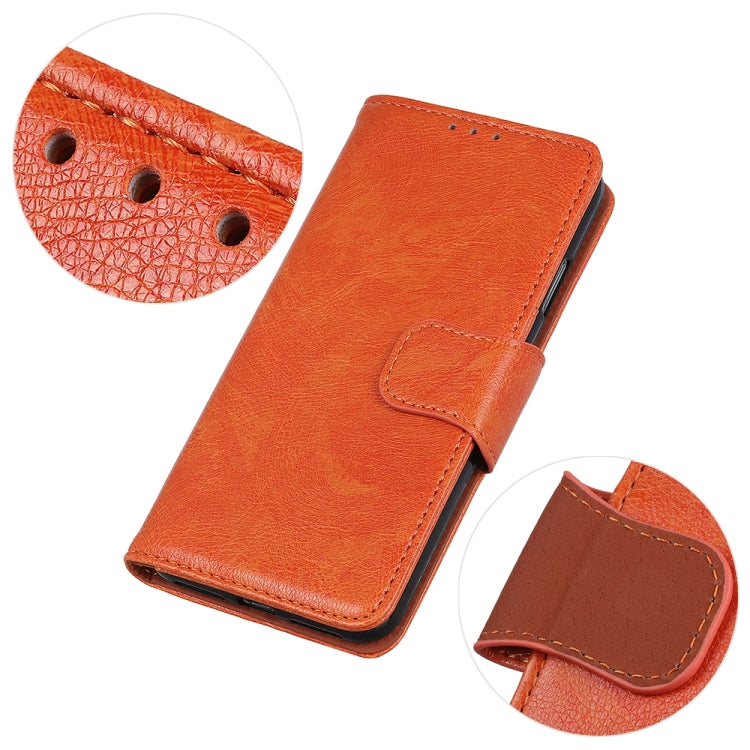 For OnePlus Nord 4E Global Nappa Texture Leather Phone Case(Orange)