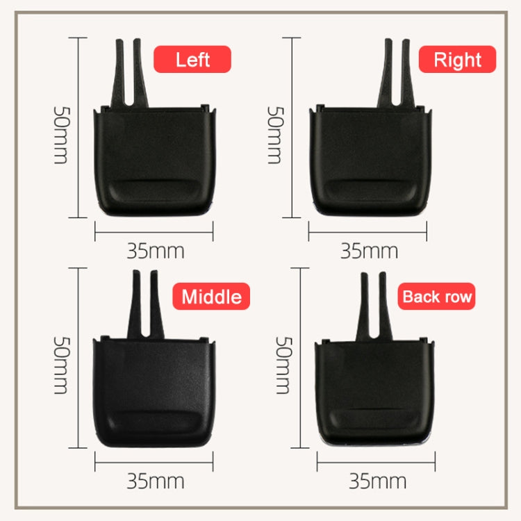 For Porsche Panamera Left Driving Car Air Conditioning Air Outlet Paddle, Type:Left Side
