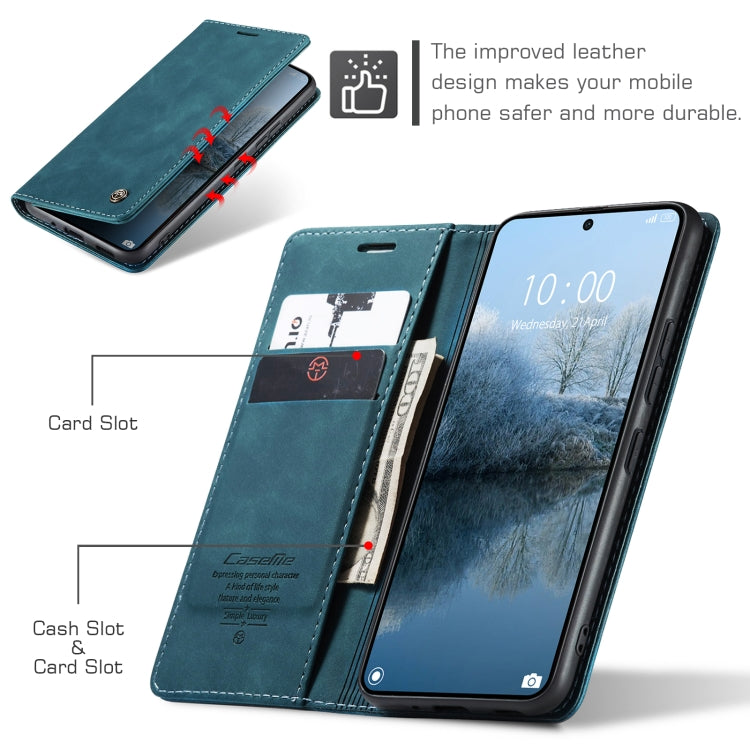 For Xiaomi Poco X6 Pro CaseMe 013 Multifunctional Horizontal Flip Leather Phone Case(Blue)
