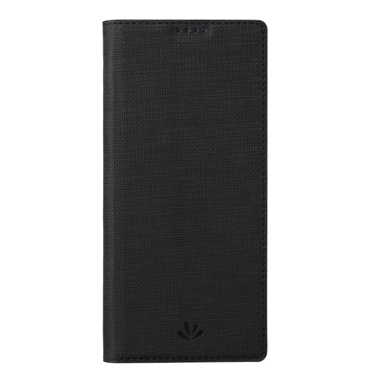 For Sharp Aquos Sense8 ViLi DMX Series Shockproof TPU + PU Leather Magnetic Attraction Horizontal Flip Case(Black)