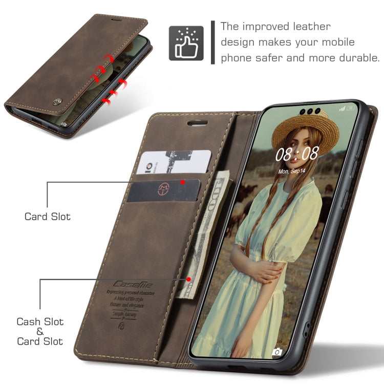 For Huawei Mate 60 Pro / 60 Pro+ CaseMe 013 Multifunctional Horizontal Flip Leather Phone Case(Coffee) - free shipping - PMC Jewellery - Order now!