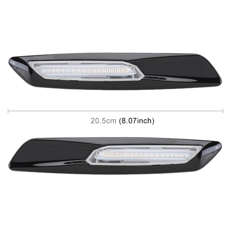 2 PCS Car Fender Light LED Leaf Board Side DC12V / 1.7W for BMW, Yellow Light, Style:C