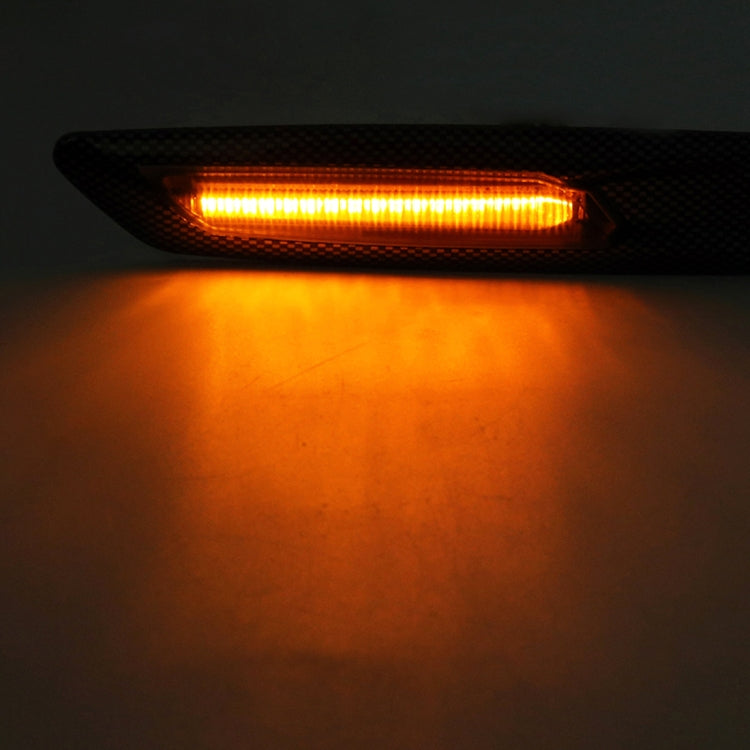 2 PCS Car Fender Light LED Leaf Board Side DC12V / 1.7W for BMW, Yellow Light, Style:C