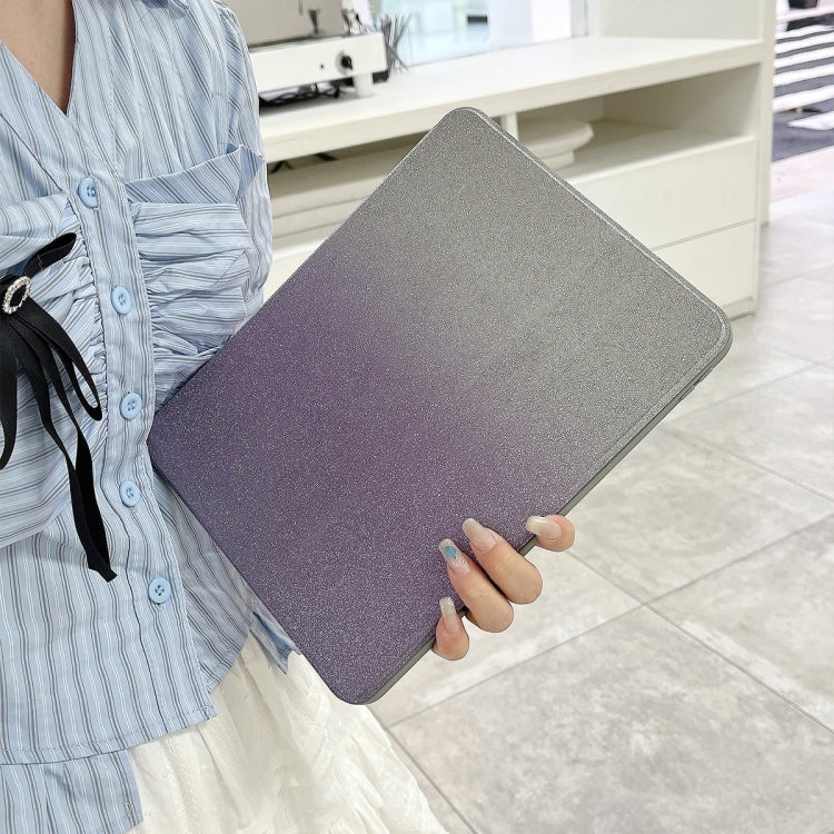 For iPad Air 11 2025 / 2024 / Pro 11 Gradient Glitter Magnetic Split Leather Tablet Case(Purple) - iPad Pro 11 (2022/2021) Cases by PMC TechLife | Online Shopping South Africa | PMC TechLife | Buy Now Pay Later Mobicred