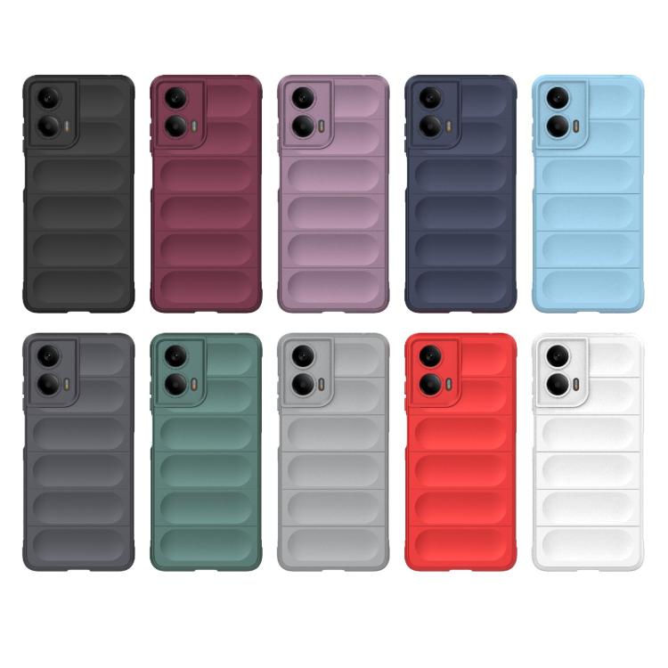 For Motorola Moto G24 4G Global Magic Shield TPU + Flannel Phone Case(Light Blue) - free shipping - PMC TechLife - Order now!