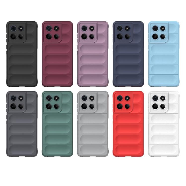 For Motorola Edge 60 Stylus 5G Global Magic Shield TPU + Flannel Phone Case(Grey) - free shipping - PMC TechLife - Order now!