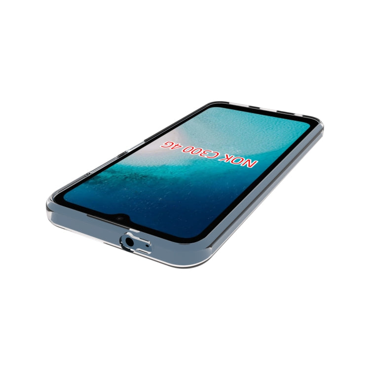 For Nokia C300 4G Waterproof Texture TPU Phone Case(Transparent) - Nokia Cases by PMC TechLife | Online Shopping South Africa | PMC TechLife | Buy Now Pay Later Mobicred
