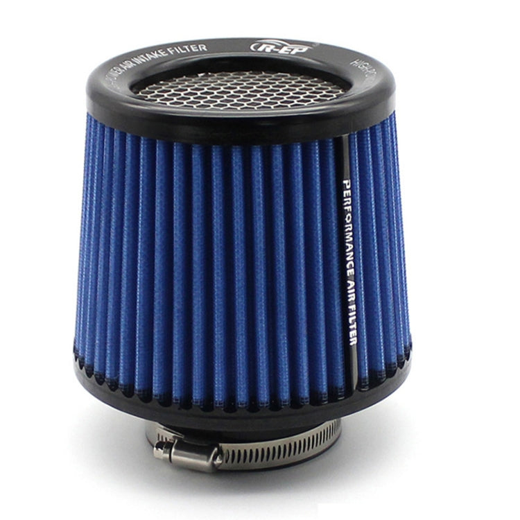 XH-UN077-079 Car High Flow Cold Cone Engine Air Intake Filter, Size:101mm(Blue)