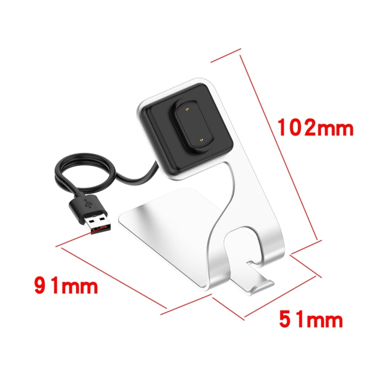 For Amazfit T-Rex Ultra Rotatable Smart Watch Charger Metal Dock Charger Bracket(Grey) - free shipping - PMC TechLife - Order now!