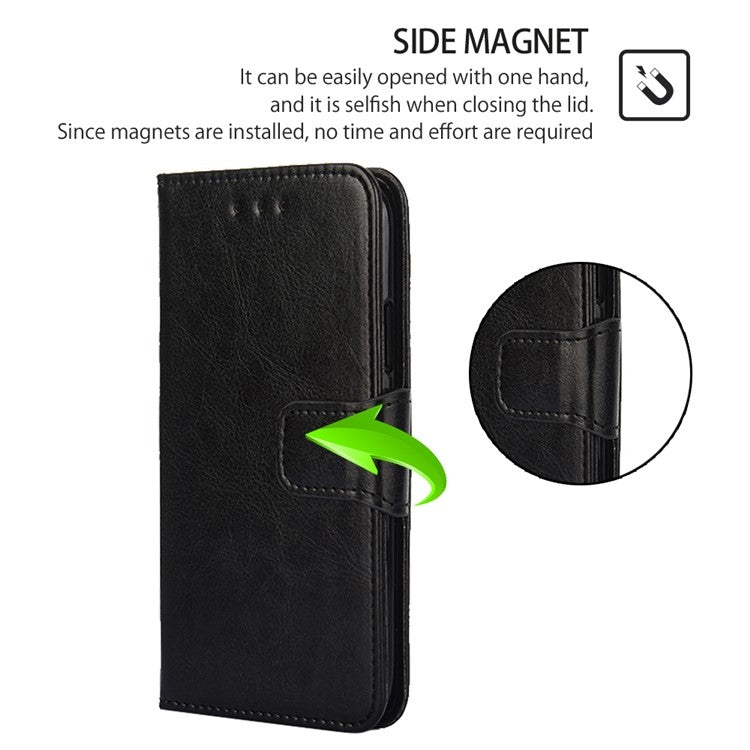 For Huawei Pura 70 Ultra 5G Crystal Texture Leather Phone Case(Black)