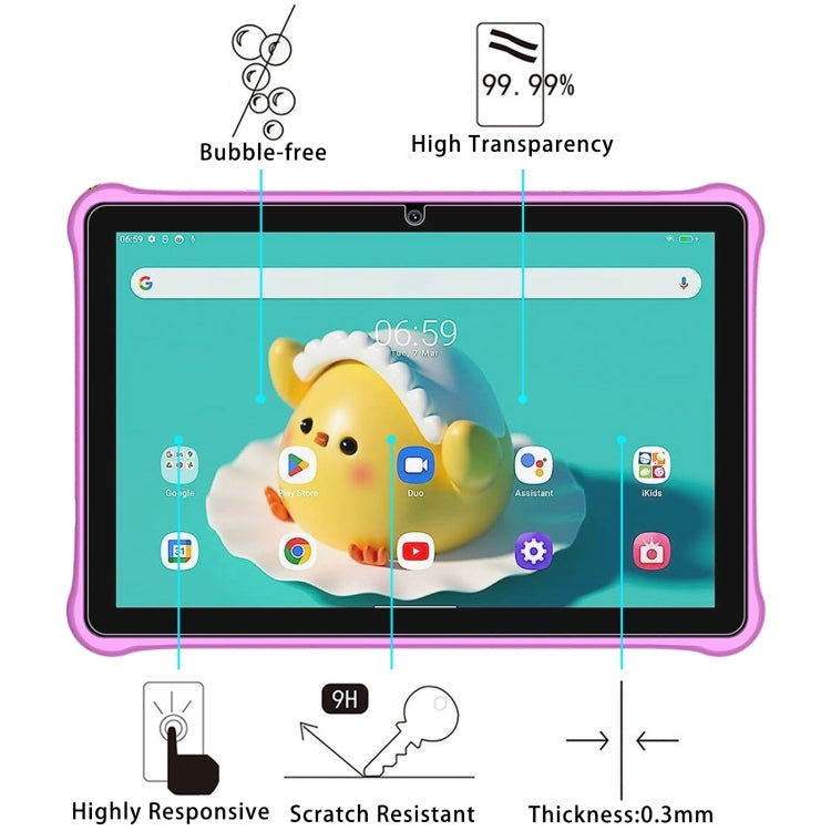 For Blackview Tab A7 Kids 2pcs 9H 0.3mm Explosion-proof Tempered Glass Film