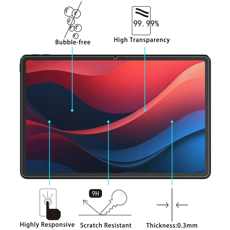 For Lenovo Xiaoxin 11 2024 9H 0.3mm Explosion-proof Tempered Glass Film